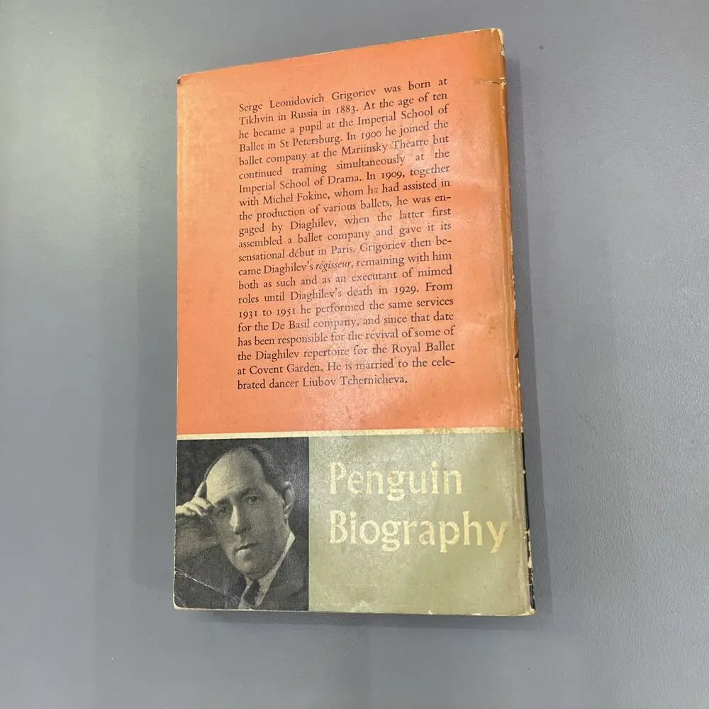 Diaghilev Ballet (1909-1929) By S.L. Grigoriev 1960 Paperback Biography Illus.